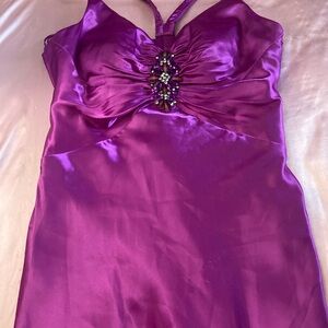 Purple Prom Dress | Ankle-Floor length | Size 10